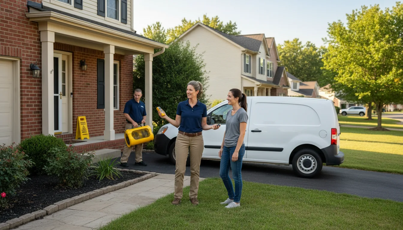 Water restoration image for Dehumidification And Cleanup Services in Randalia, IA